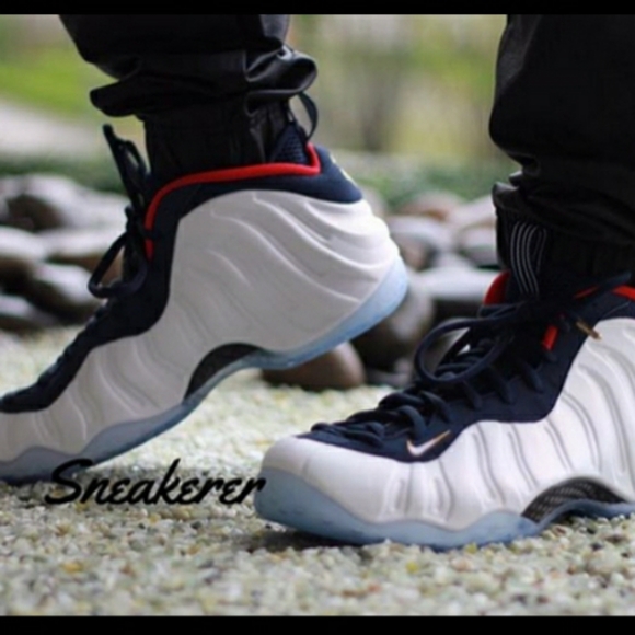 Nike Air Foamposite One PRM Olympic USA 9.5 - Picture 2 of 7